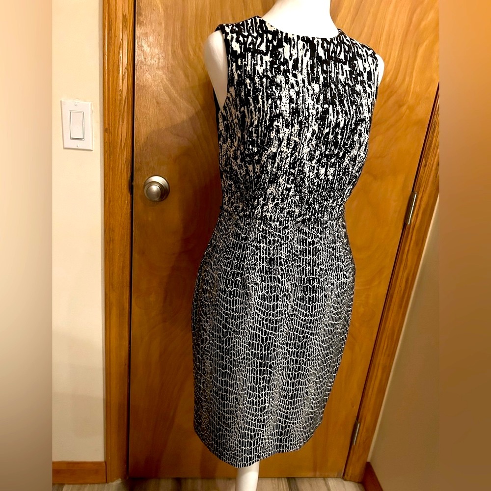 Black and white dress